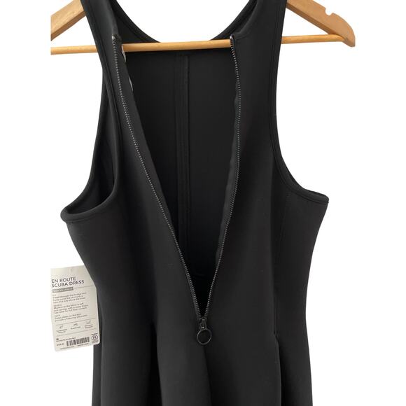 Athleta En Route‎ Luxe Black Stretch Scuba Dress Size Small - Picture 12 of 12